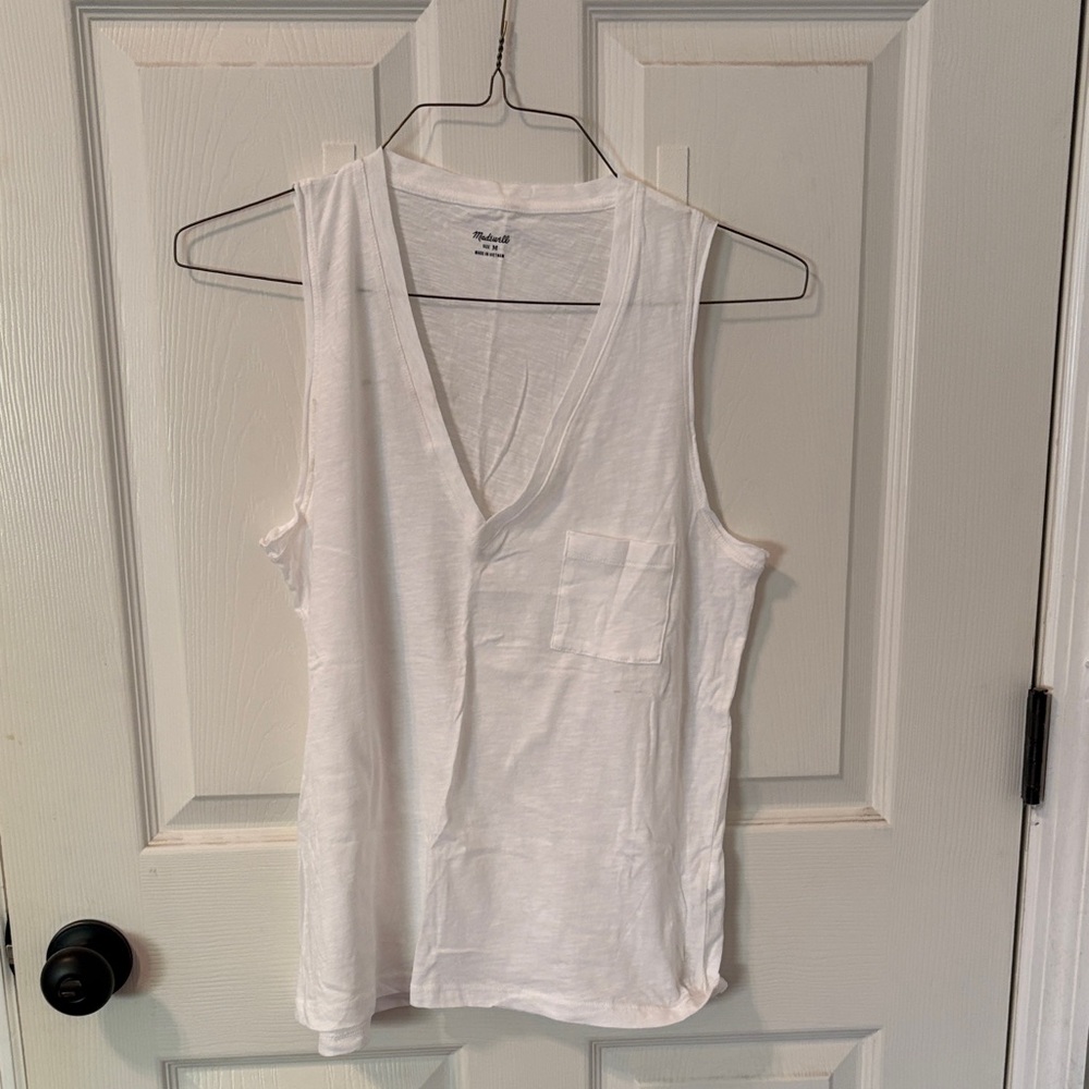 NWT Madewell pocket v neck tank